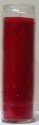 CITI-LITES GLASS CANDLE SOLID RED