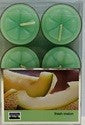 CITI-LITES SCENTED TEALITES 6 PACK FRESH MELON