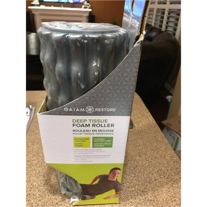 Gaiam Restore Deep Tissue Foam Roller Grey 13” Long - SaleCanada Inc.