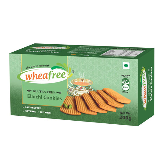 Wheafree Gluten Free Elaichi Cookies 200g box