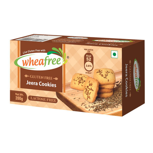 Wheafree Gluten Free Jeera Cookies 200g box